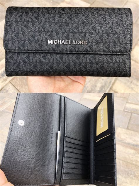 michael kors mens trifold wallet|Michael Kors oversized wallet.